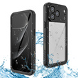Etui do iPhone 17 Pro Max, Wodoodporne IP68 Redpepper, czarne