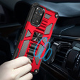 Etui do Xiaomi Redmi Note 11 / 11S, Armor Kickstand, czerwone
