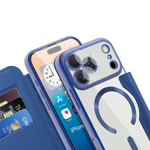 Etui z klapką RFID Wallet MagSafe z ochroną aparatu do iPhone 17 Pro Max
