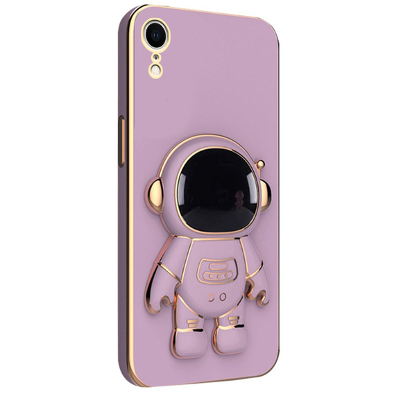 Etui do iPhone XR, Astronaut, fioletowe