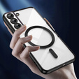 Etui do Samsung Galaxy S22, Electro MagSafe, czarne + Szkło na ekran