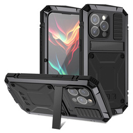 Etui do iPhone 15 Pro Max, R-JUST, pancerne, czarne