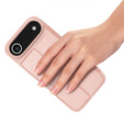 Etui Dux Ducis do iPhone 17 Air, Skin Pro, z klapką, z miejscem na kartę,  różowe