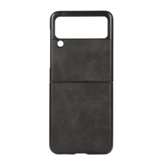 Etui Cowhide Grain do Samsung Galaxy Z Flip 3, Black