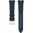 Pasek Skórzany do Huawei Band 8 / Huawei Band 9 / Huawei Band 10, Granatowy