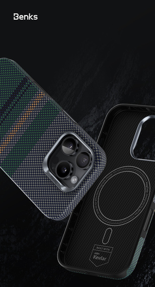 Etui ochronne Magnetic Armor Pro Aurora Kevlar 600D do iPhone 16 Pro