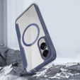 Etui Dux Ducis do Samsung Galaxy S25 Edge, Skin X Pro, MagSafe, granatowe