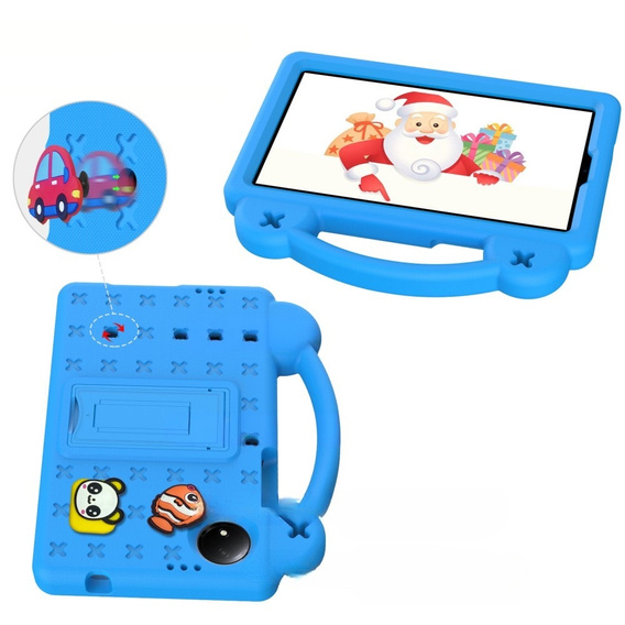 Etui do Xiaomi Redmi Pad SE 8.7", Cute Patterns, z podstawką, niebieskie