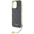 Etui Guess 4G Charms z zawieszką do iPhone 15 Pro Max