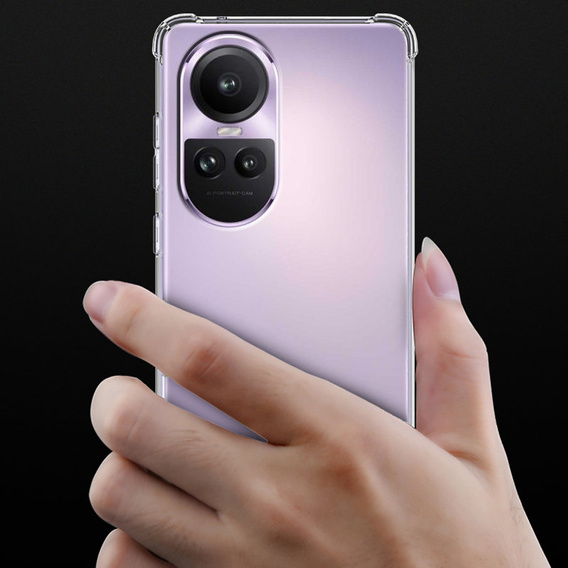 Etui do Oppo Reno 10 / 10 Pro, Dropproof, Przezroczyste