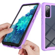 Etui do Samsung Galaxy S20 FE, Shockproof, z folią, fioletowe