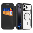 Etui Dux Ducis do iPhone 17 Pro Max, Skin X Pro,  z klapką, do MagSafe, czarne