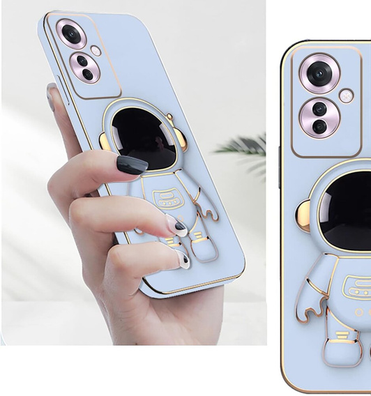 Etui do Oppo Reno 11F 5G, Astronaut, niebieskie