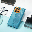 Etui z klapką do Motorola Moto G15 / Motorola Moto G15 Power, Butterfly, niebieskie