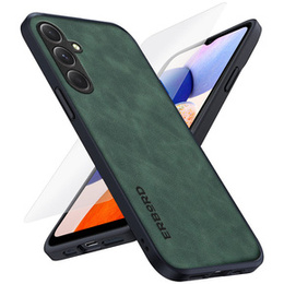 Zestaw Etui do Samsung Galaxy A14 5G, ERBORD Business, z blaszką do uchwytów samochodowych, Zielone